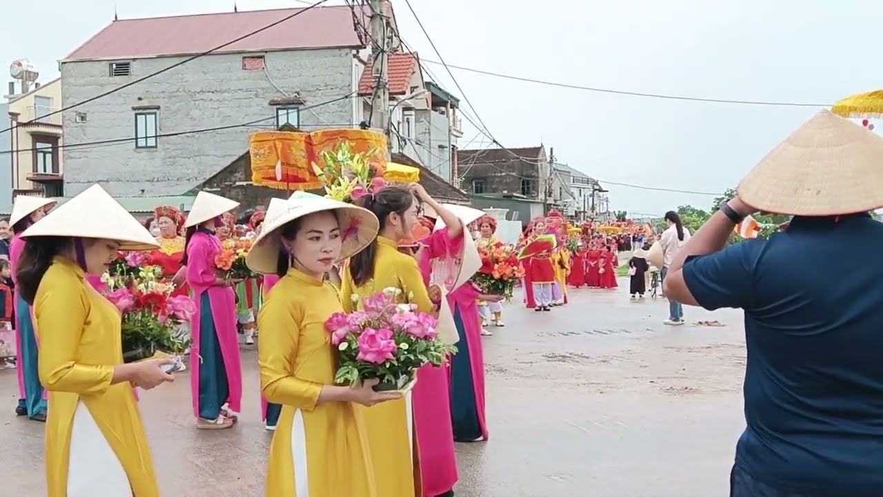 Lễ hội truyền thống chùa Hương Thủy Thôn Đại Trạch 11 04 2025 Trung Đoàn 246 TT