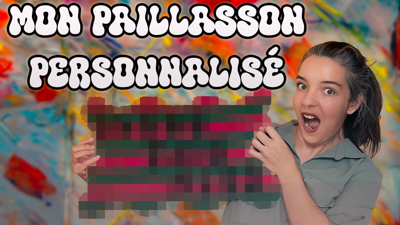 DIY déco : je customise mon paillasson pour mon nouveau chez-moi 🏠🎨
