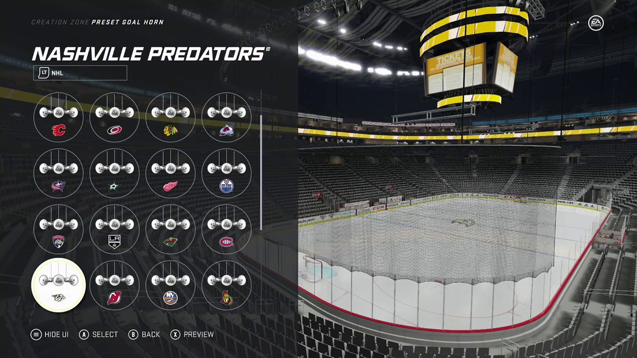 NHL 21 - In-Game NHL Goal Horns