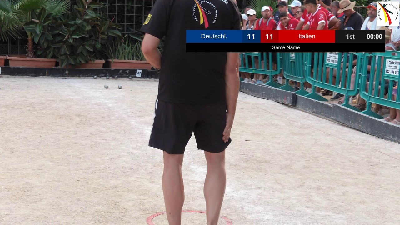 EM Senioren 1/8 Finale Deutschland : Italien