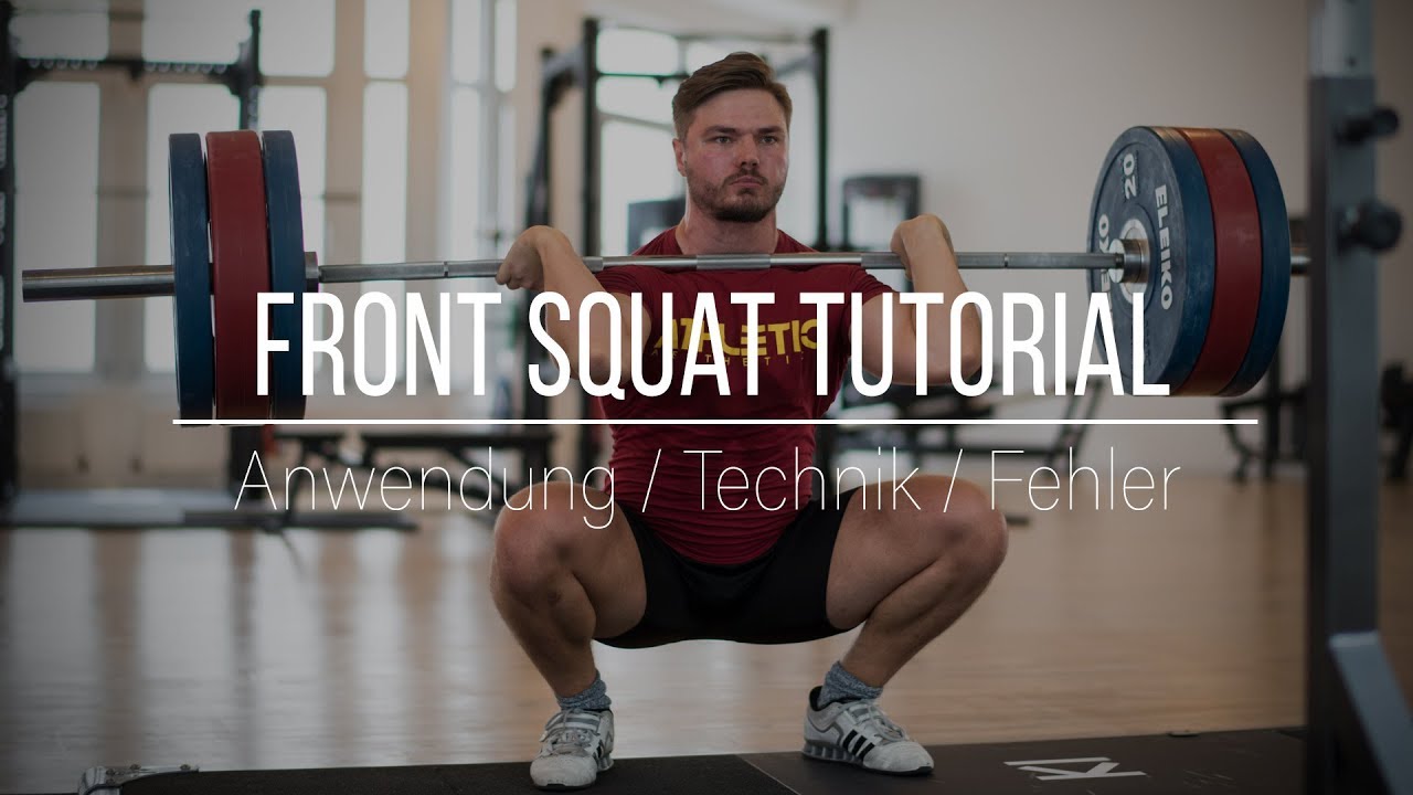 Frontkniebeugen / Front Squats Ausführung | Technik Tutorial