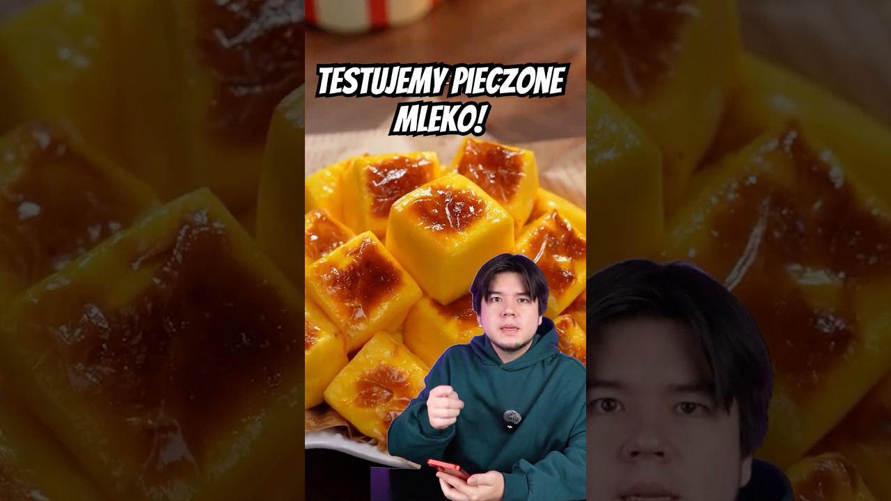 TESTUJEMY PIECZONE MLEKO! HIT CZY KIT? 🥛🔥 #wantabite #pieczonemleko #beataitetsu