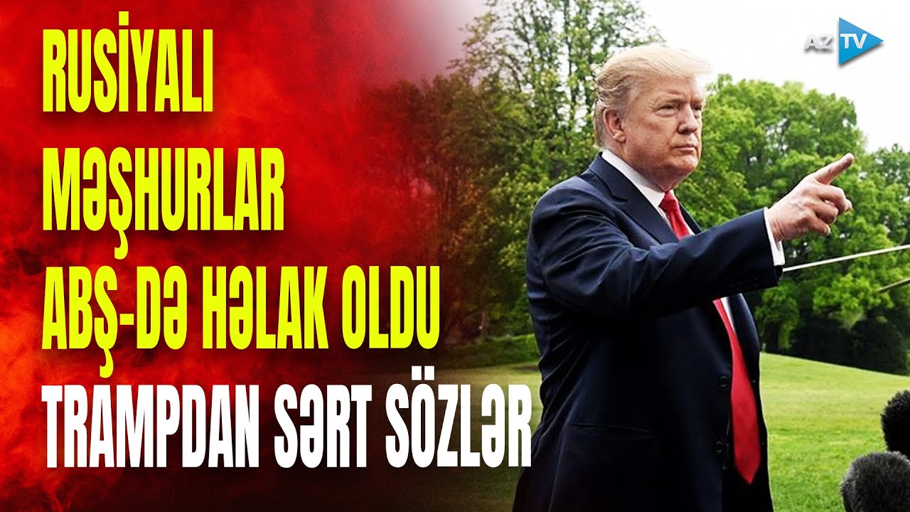 TƏCİLİ! Rusiyalılar ABŞ-də həlak oldu: Tramp od püskürdü - TƏYYARƏ QƏZASININ DETALLARI
