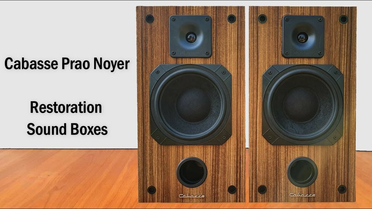 Cabasse Prao Noyer - Restoration Sound Boxes