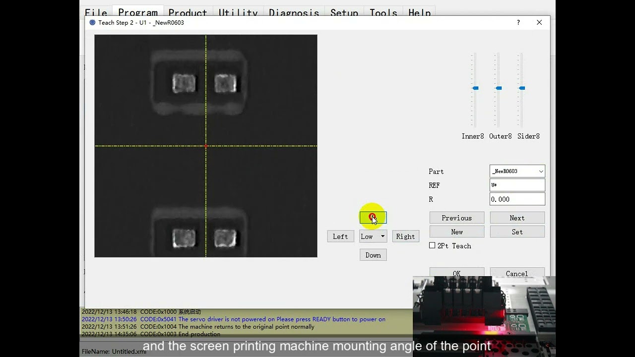 CHM-551/CHM-550 machine file editing teaching ——pick and place machine