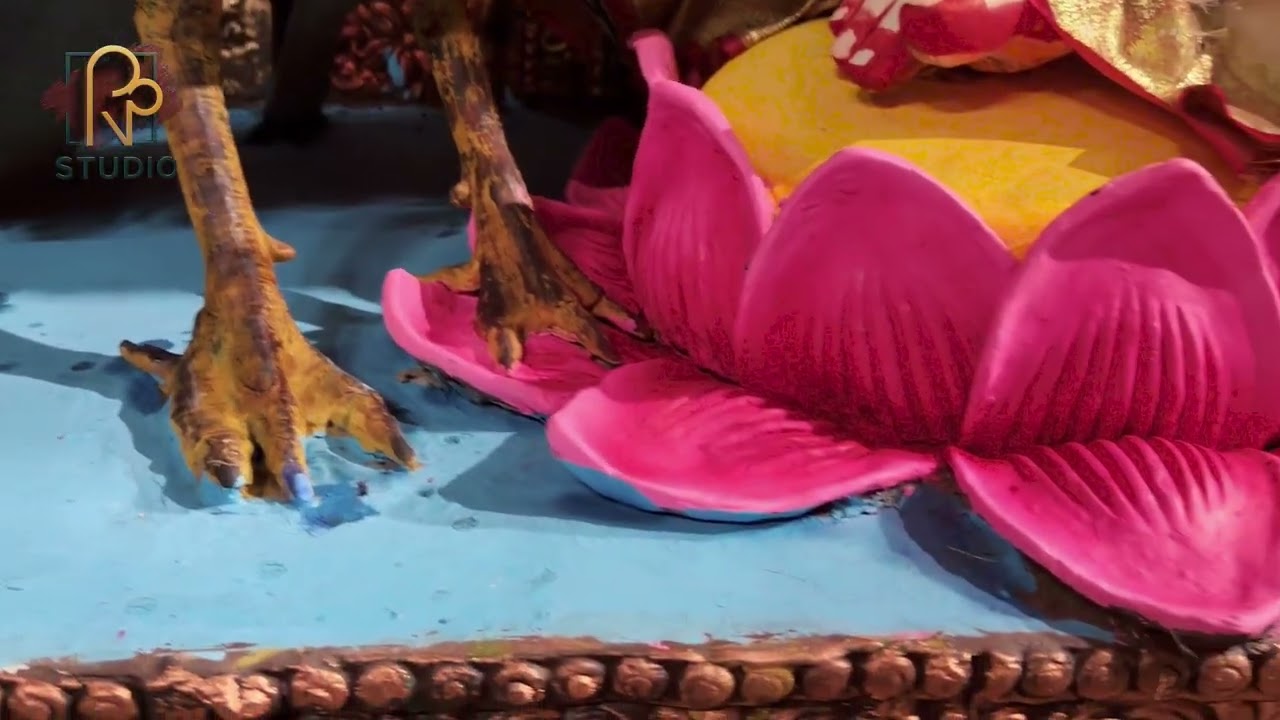 SARASWATI PUJA PREPARATION   || [OFFICIAL VIDEO] || SCULPTOR PRADIP RUDRAPAL || PRP STUDIO