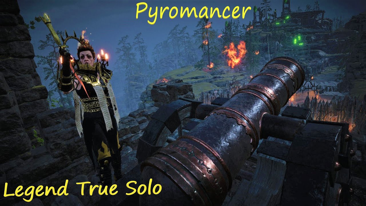 Fort Brachsenbrucke - Pyromancer - Legend True solo - Dagger/Coruscation - Warhammer Vermintide 2