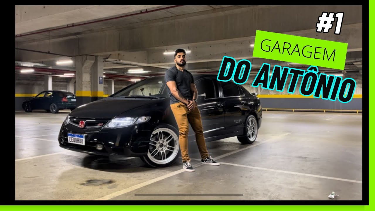 #1 PROJETO Garagem do Antônio #garage #carros #civic #lancers #jdm #underground
