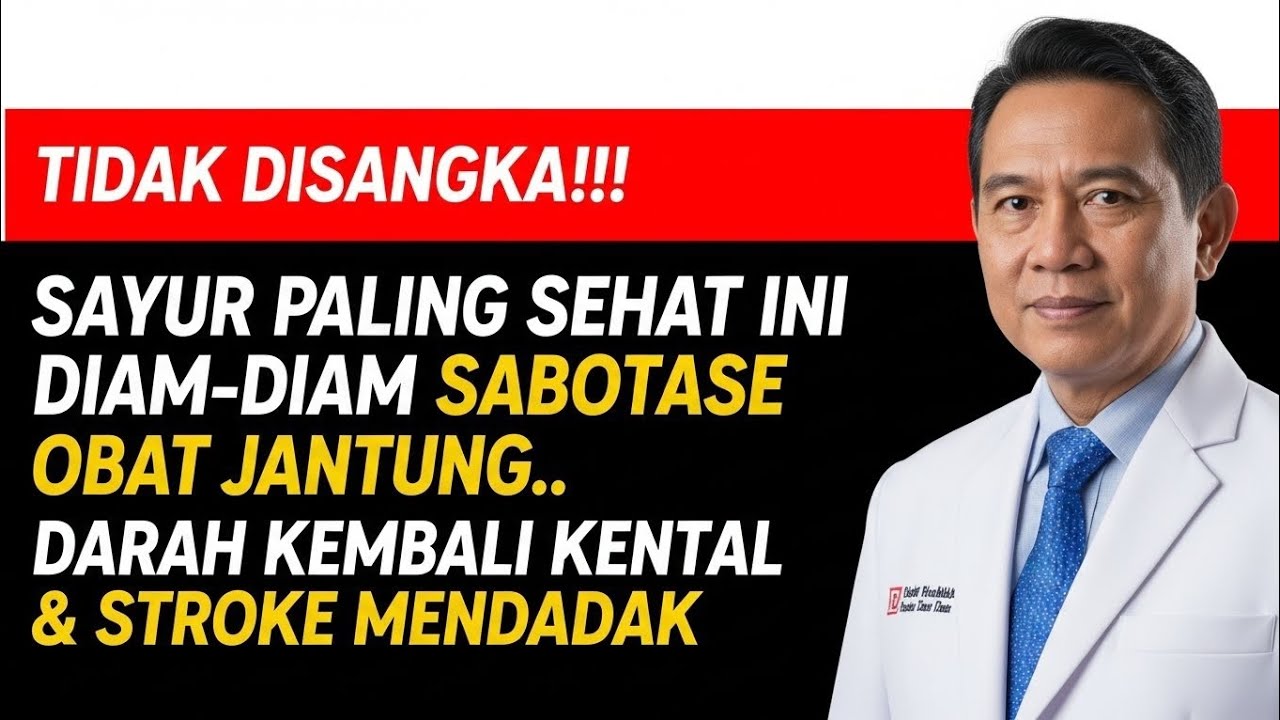 TIDAK DISANGKA‼️SAYURAN INI Picu STROKE Mendadak! Lansia WAJIB Tahu... 