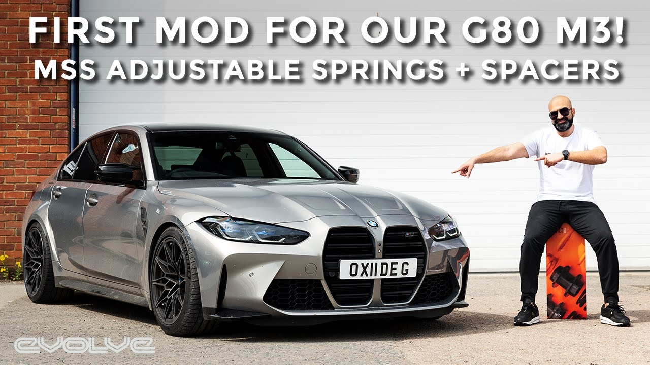 Lowering our G80 M3 with MSS Height Adjustable Springs!