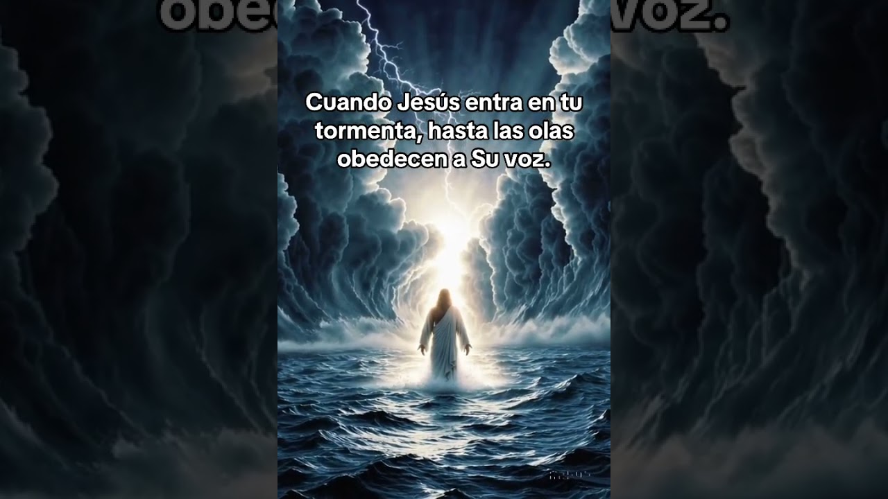 Jes&uacute;s calma tus tormentas 🌊✝️ #shorts #viralshorts #Jes&uacute;s #Fe #Dios