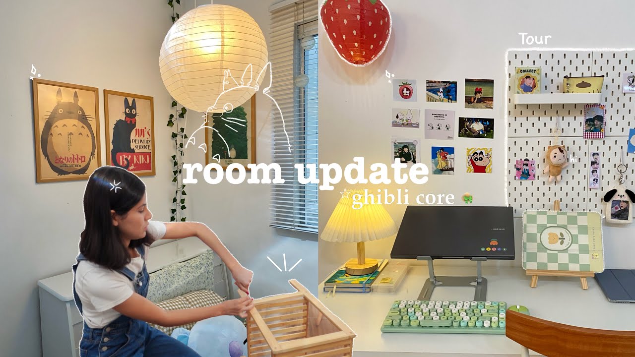 Room tour ✨ decoração Ghibli + novidades aconchegantes no quarto 🍃🧸