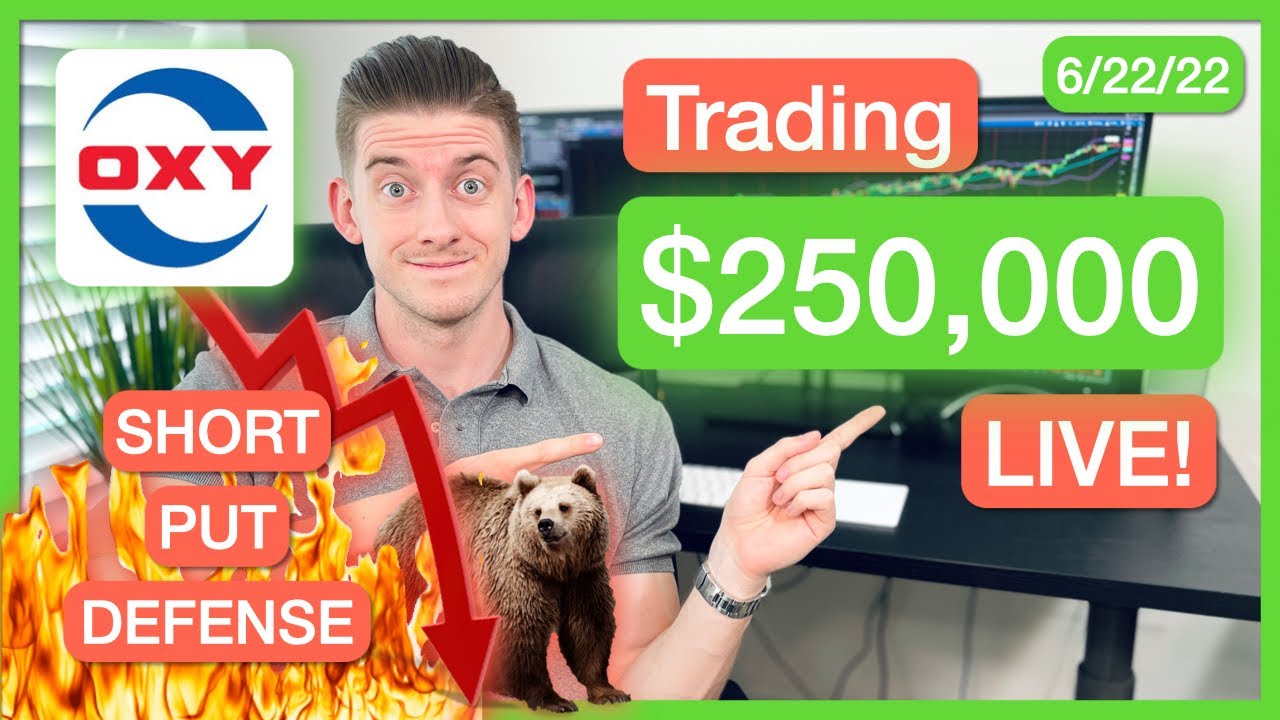 How To DEFEND Short Puts In BEAR MARKETS 🐻 | LIVE OPTIONS TRADING (6/22/22)