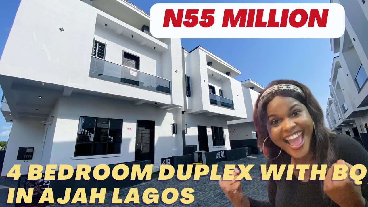 Дуплекс с 4 спальнями и барбекю за 55 миллионов найр в Ajah Lekki Lagos
