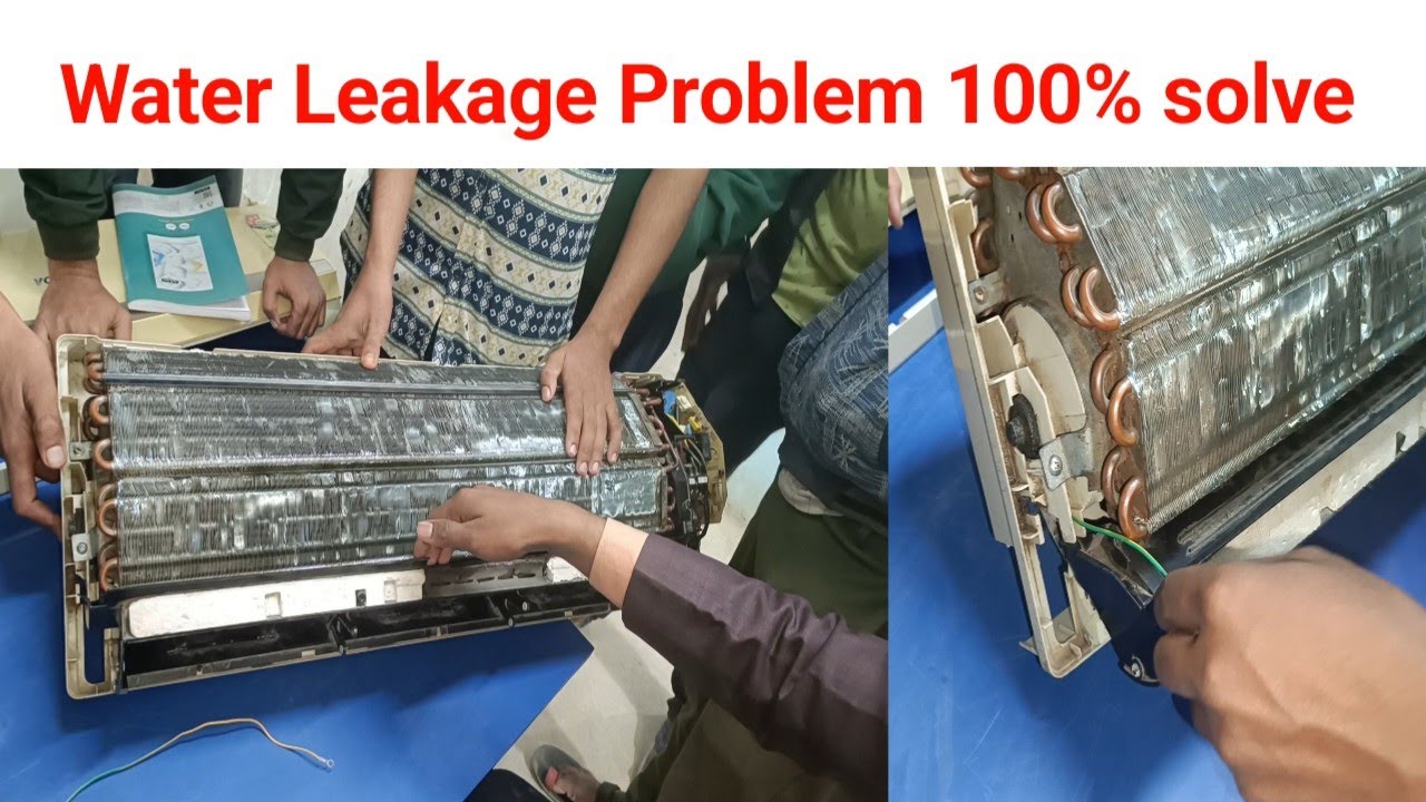 Split AC के इंडोर से पानी  टपक रहा है कैसे सही करें || How To Solve Split AC Water Leakage Problem.