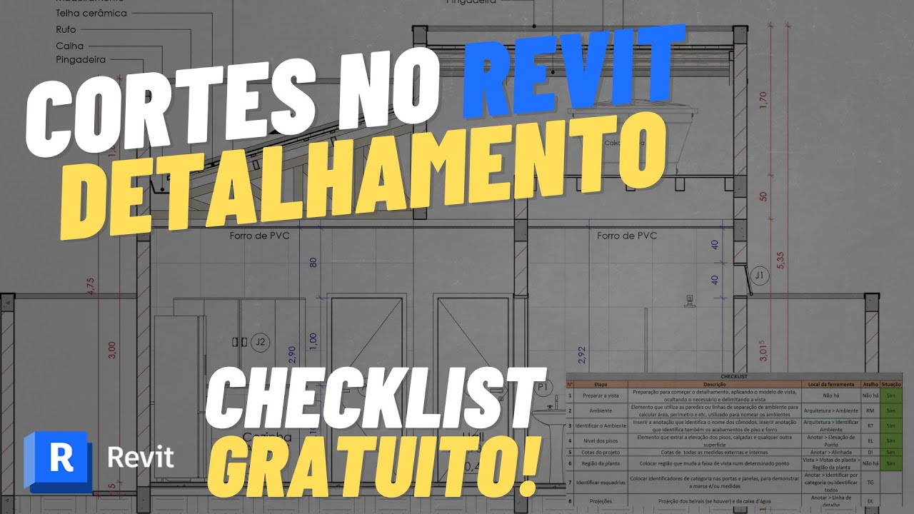 Detalhamento de CORTES no REVIT