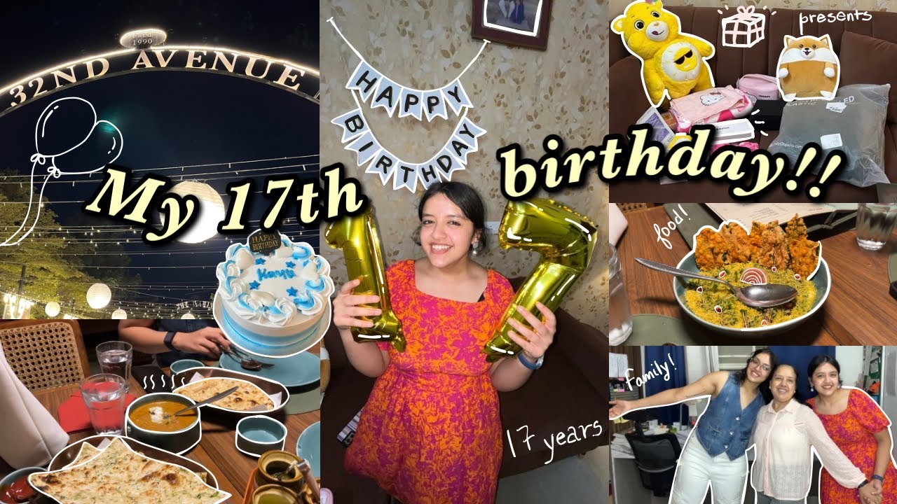MY 17TH BIRTHDAY VLOG🥳*coaching day😭* day out with family, unboxing gifts&hearts;️