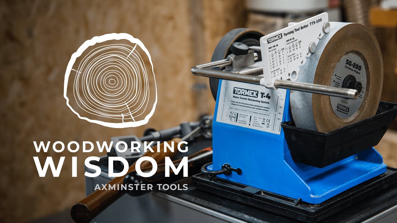 Woodturning Chisel Sharpening with Tormek T4 - Woodworking Wisdom