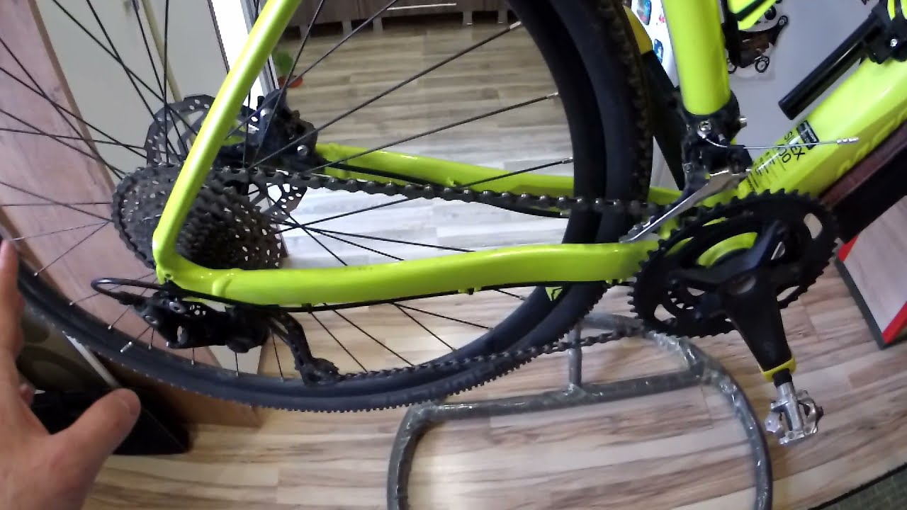 Настройка переднего переключатела Shimano GRX 400