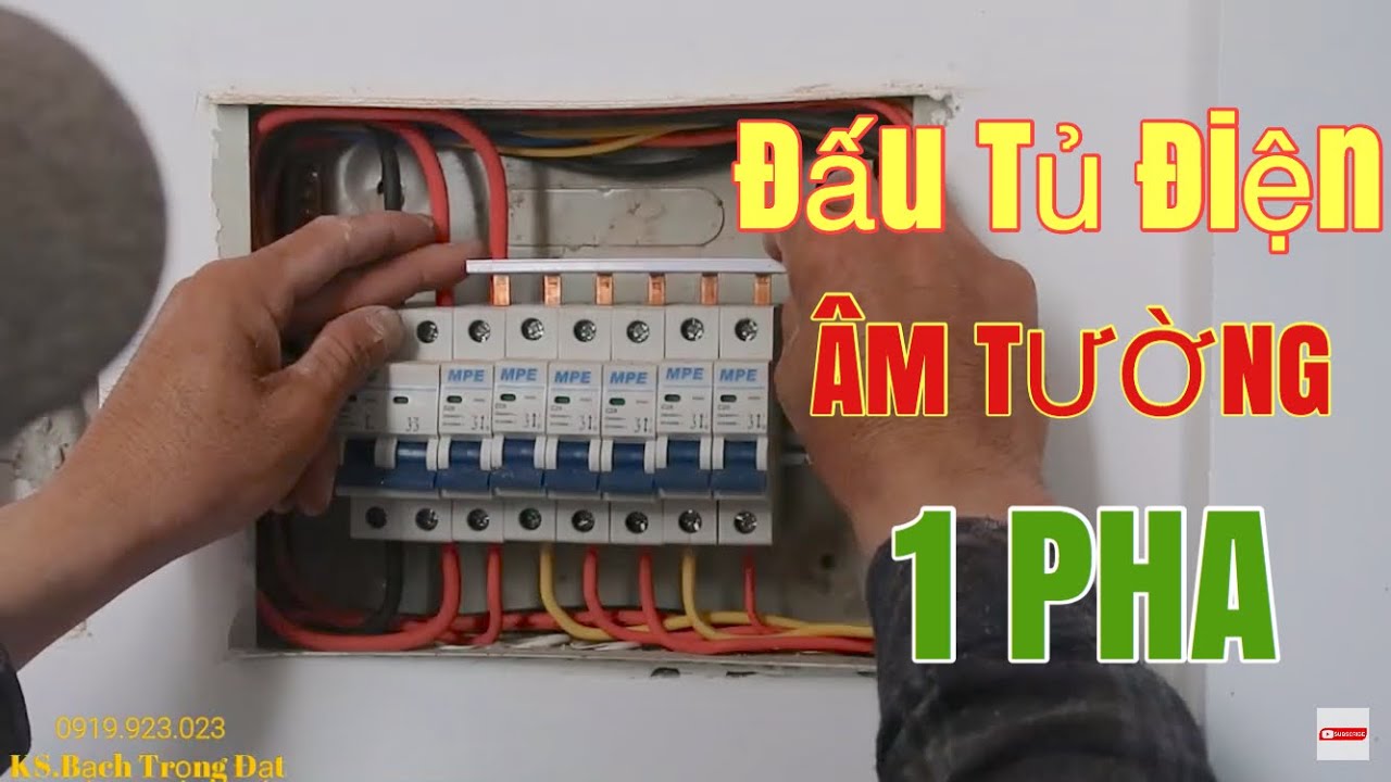 Thi Công Điện Âm Tường.Đấu Tủ Điện Âm Tường 9 Đường Khách Sạn.