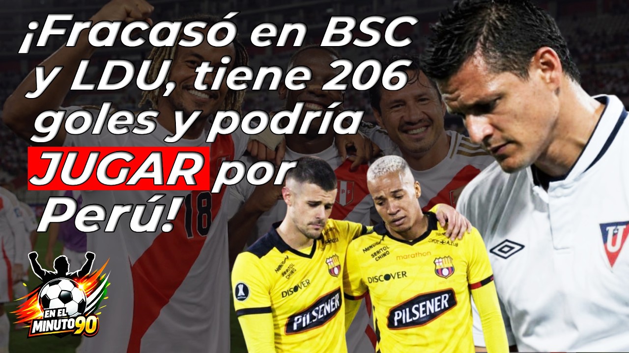 En Ecuador no lo tomaron en cuenta, ahora se nacionalizará peruano!