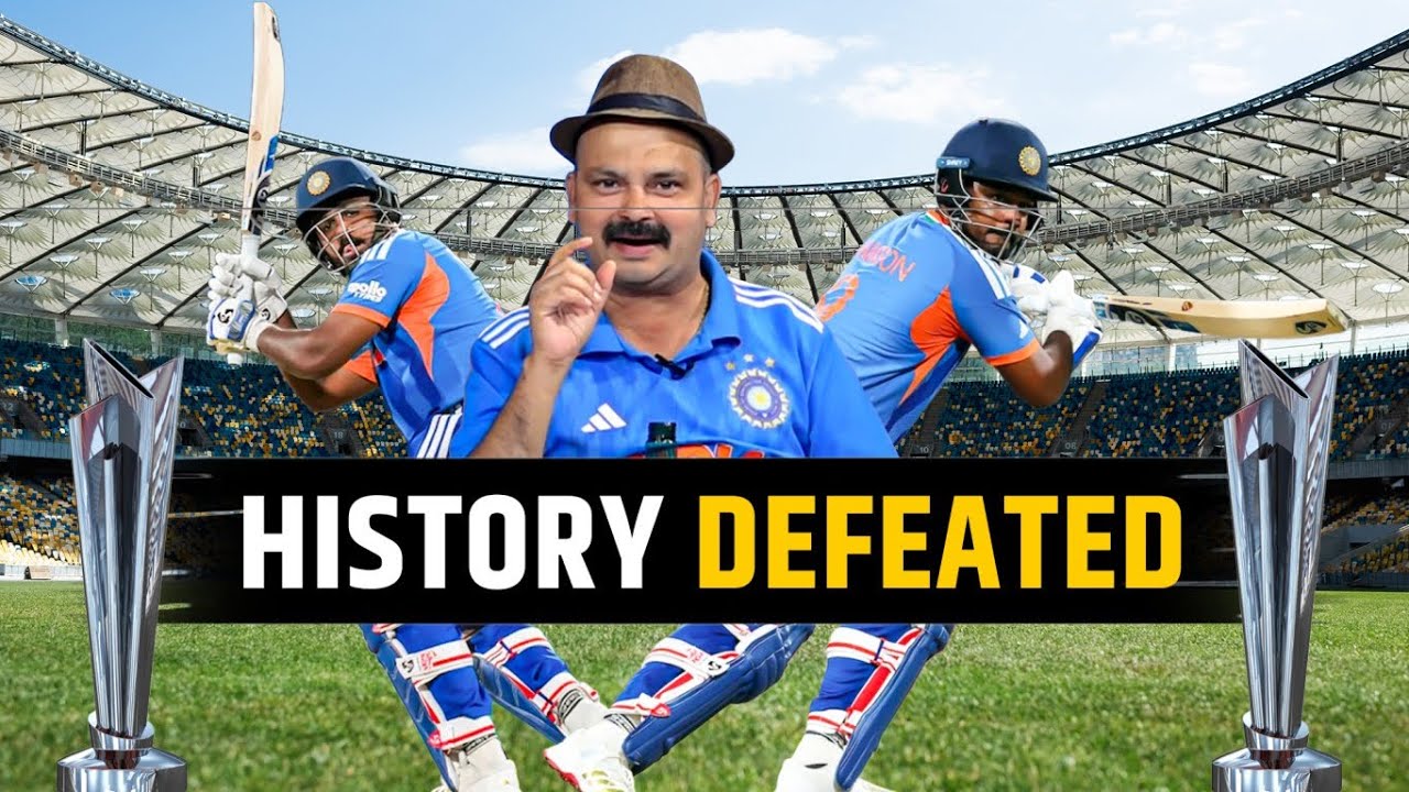 Sanju the super hero, India beat WI and defeat History. Now IND vs ENG in semis 
