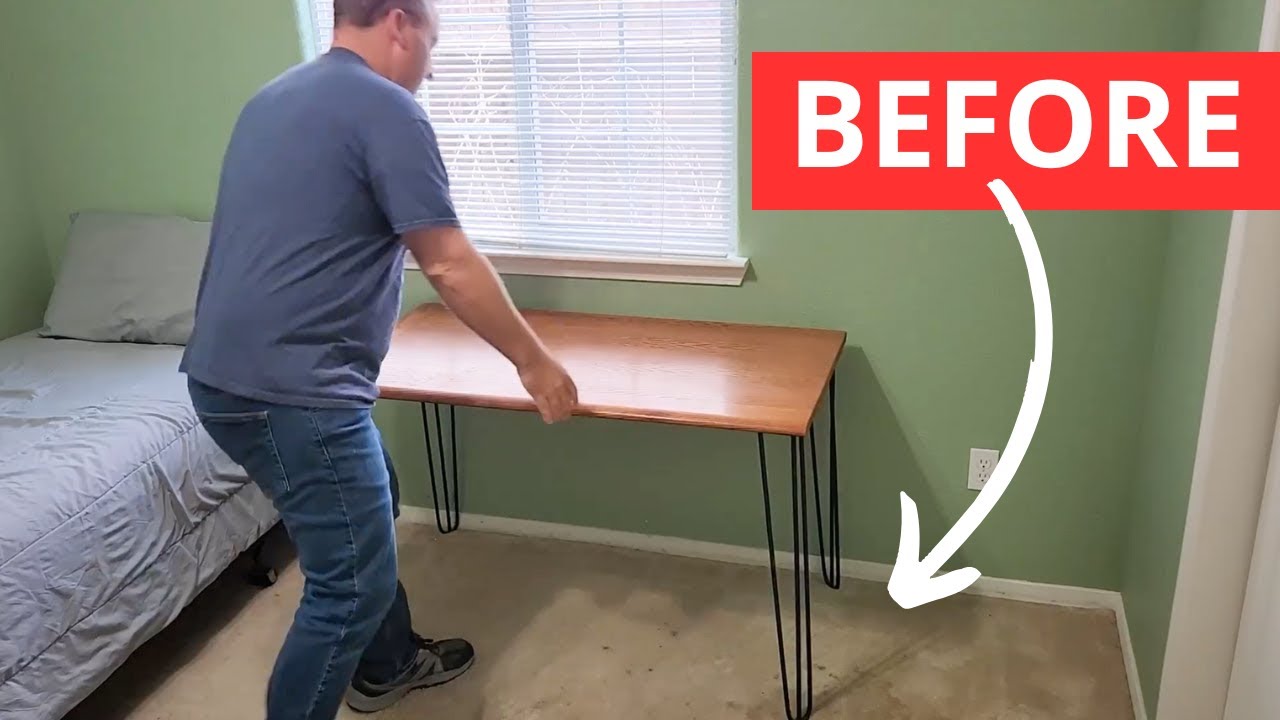 Dad tried the new flooring DIYers are OBSESSED with!