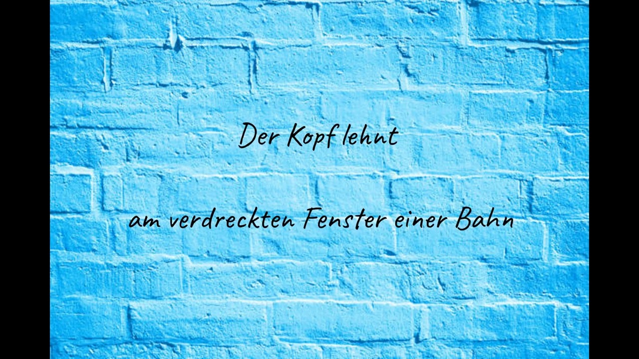 Paula Hartmann - Nie Verliebt Lyrics Video