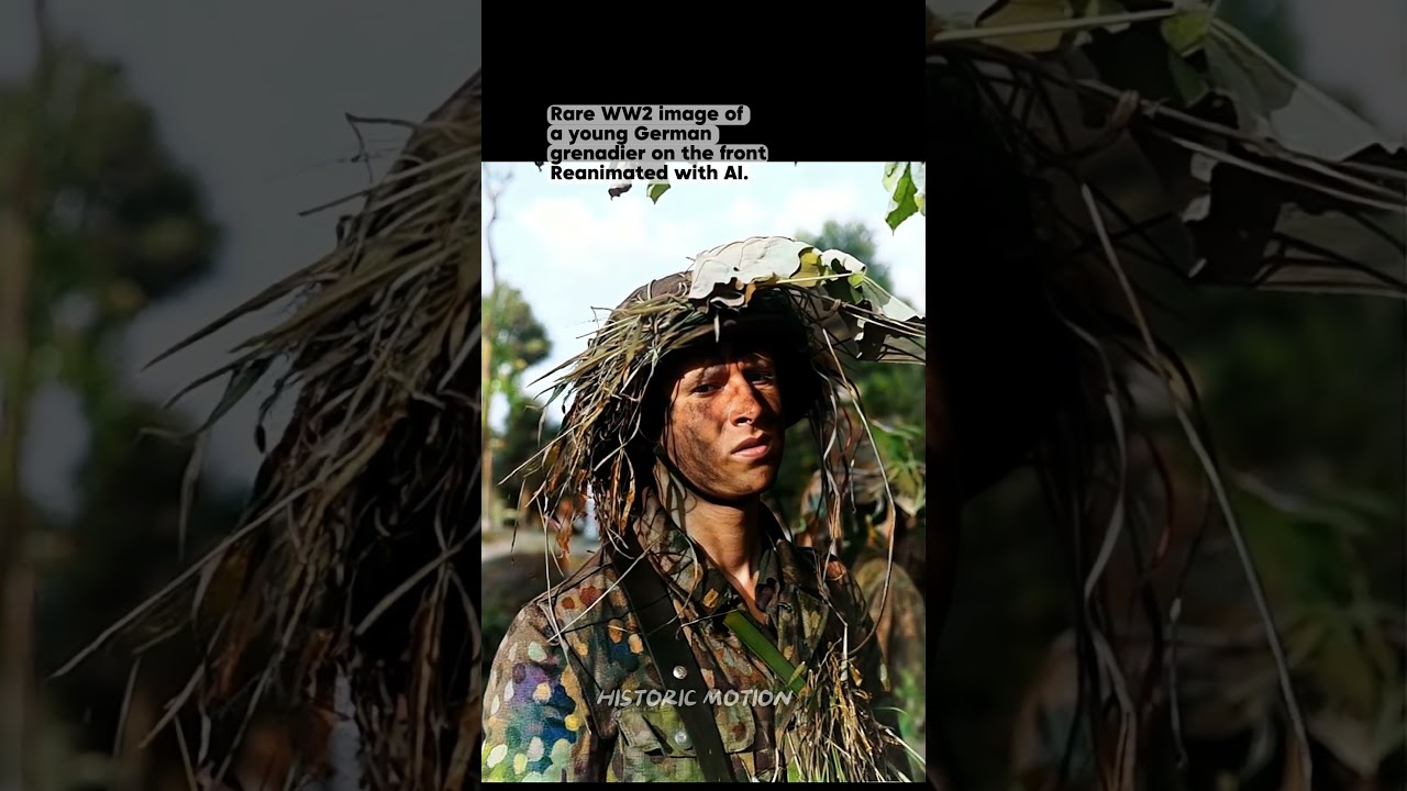 WW2 Brought to Life : Young German Grenadier on the Frontlines
