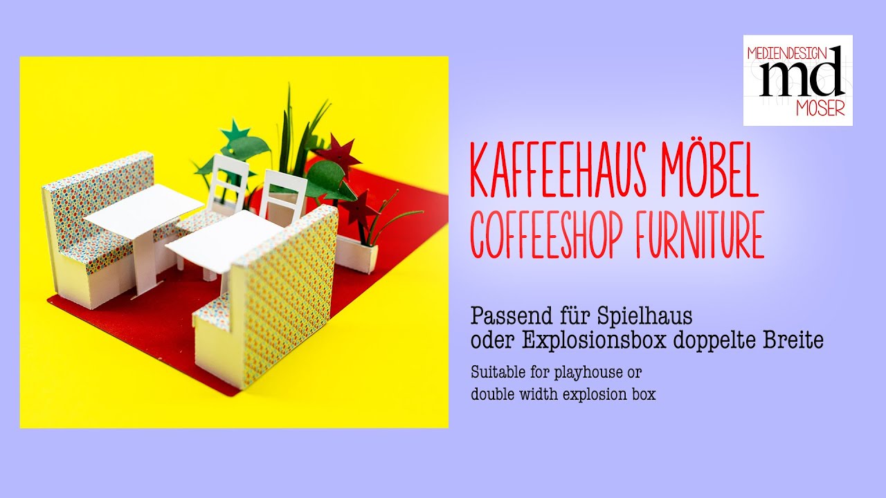 Coffeeshop Furniture - for Playhouse and for Explosion Box