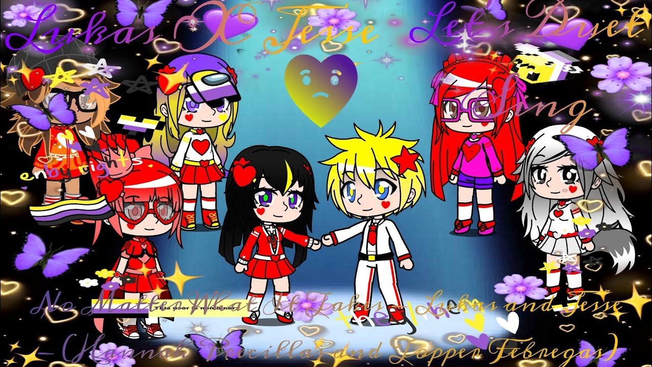 No Matter What It Takes - Lukas and Jesse - (Hannah Precillas and Topper Febregas) in a Gacha Club