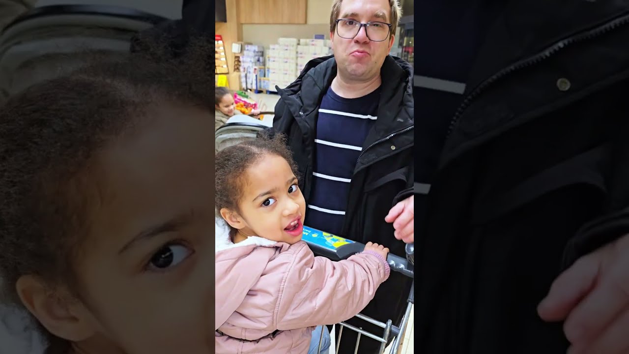 Поход за продуктами с мужем и детьми 🥰🥰🥰