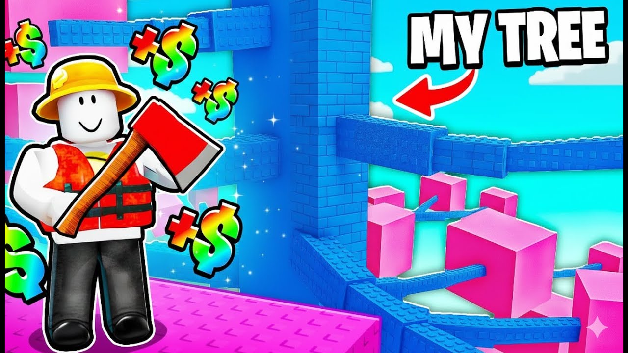 Я создал квадриллионы, рубя деревья в Roblox.