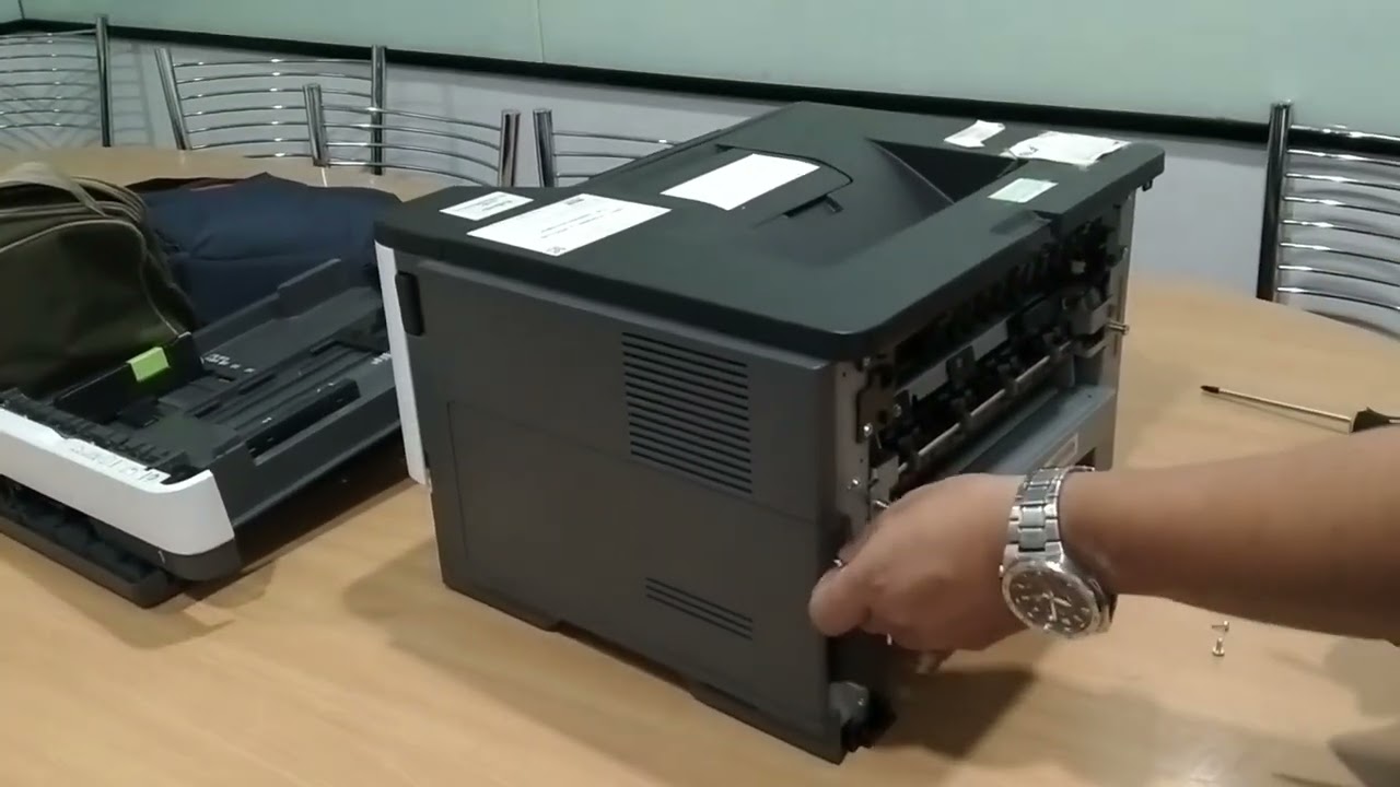 CHANGE EXIT AREA PRINTER LEXMARK MS521