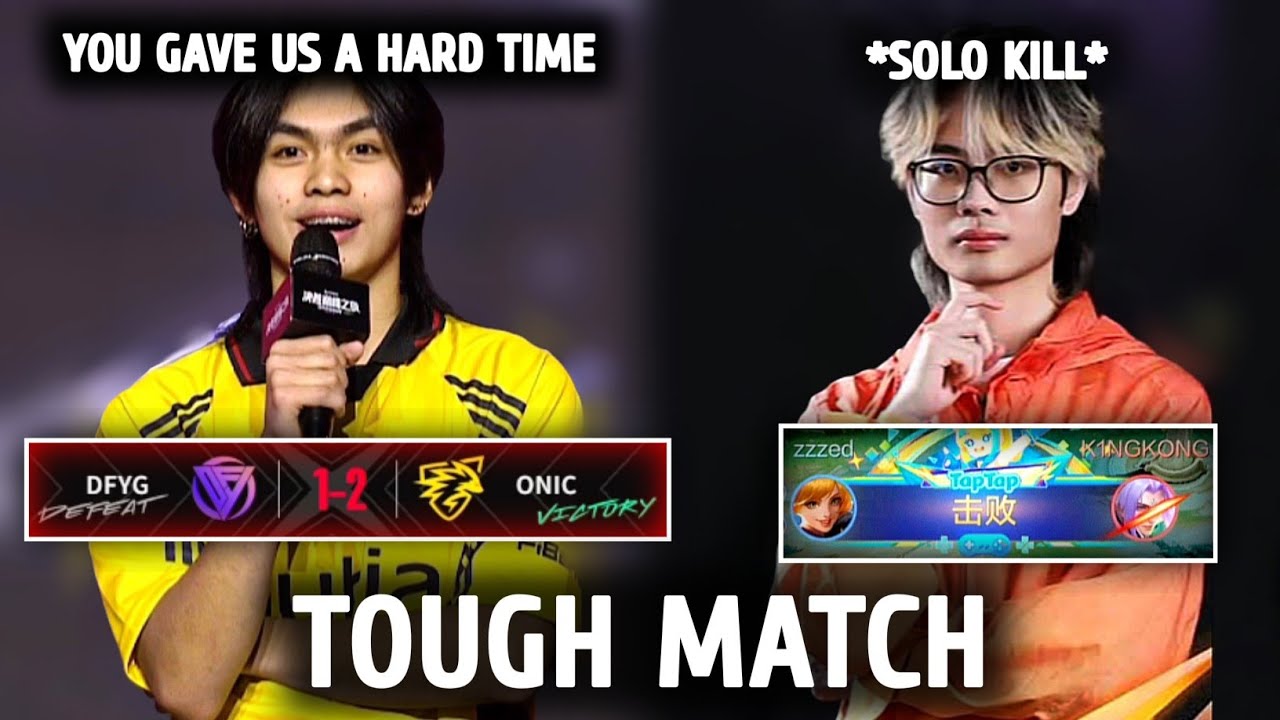 ZZZED SOLO KILLED KINGKONG! DFYG ALMOST ENDED ONIC PH's WIN STREAK 😱