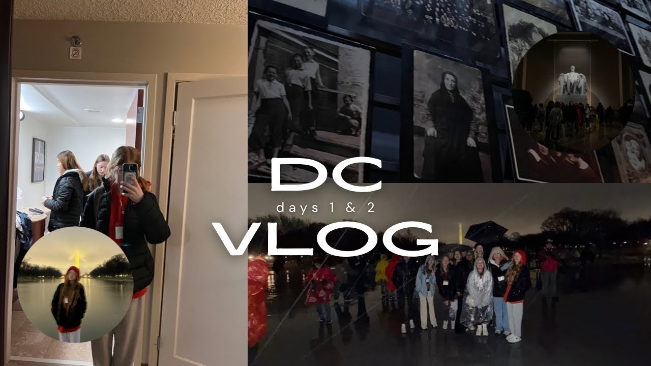 washington dc vlog | school trip, vlog, roadtrip, friends