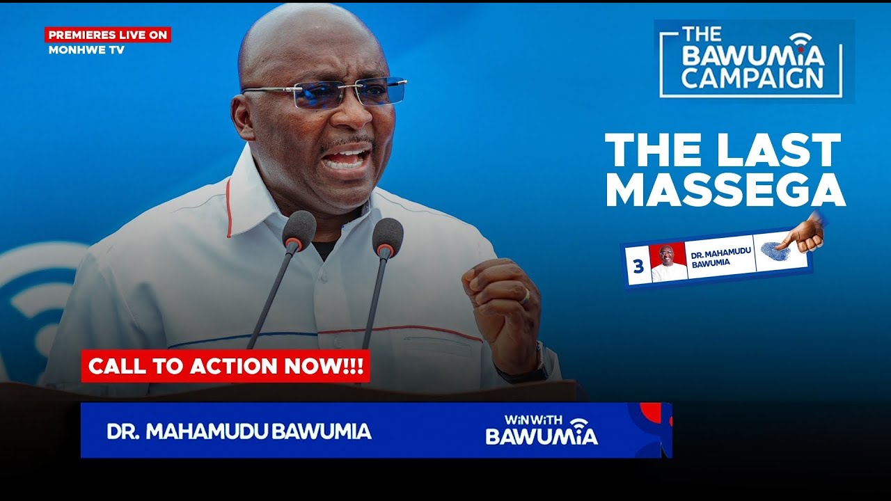 🔴Live: Dr. Bawumia's Last Speech Towards His NPP Presidential Primaries