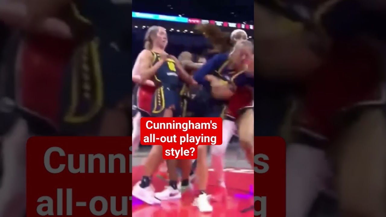 Cunningham's all-out playing style?#SophieCunningham#WNBAControversy#BasketballHustle