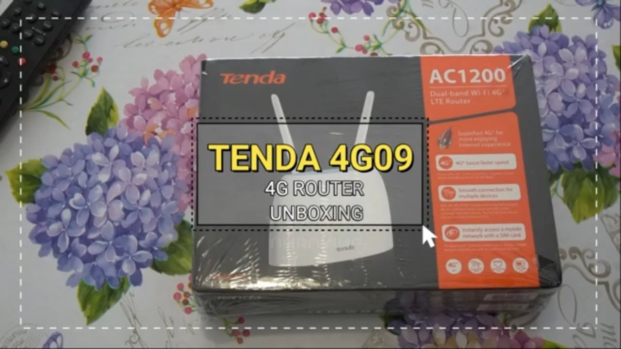 Unboxing dual band LTE  Modem 4G Router Tenda 4G09 AC1200 TIM ILAD VODAFONE compatibile