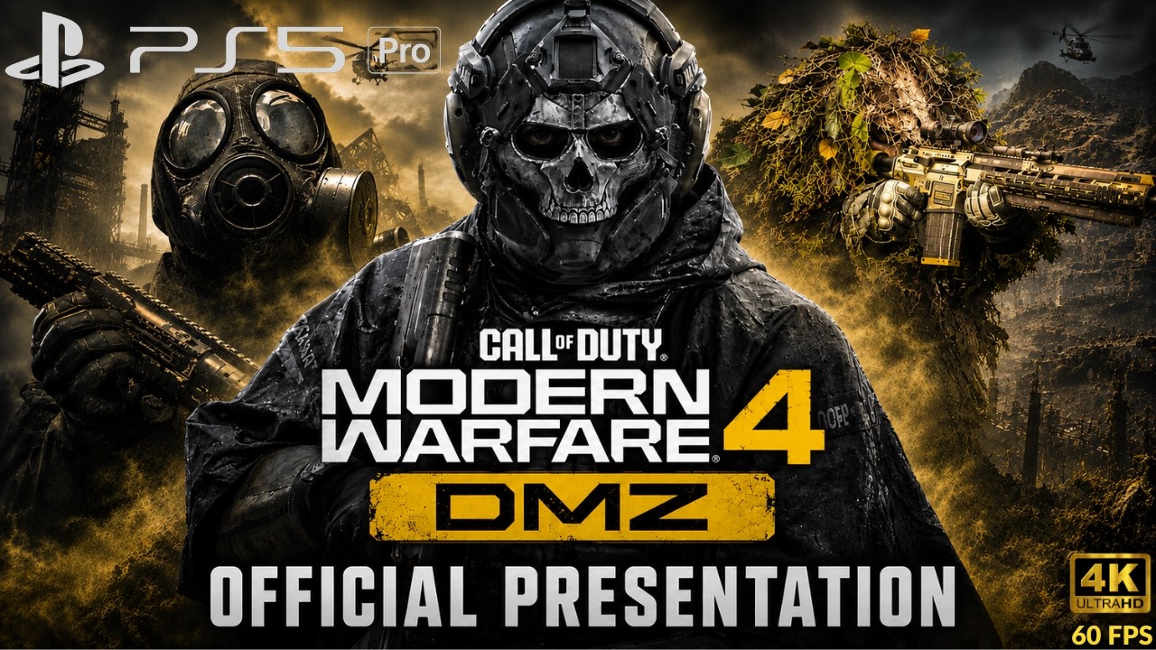 PS5 PRO: Call of Duty: Modern Warfare 4 - DMZ First Look - 4K 60 FPS