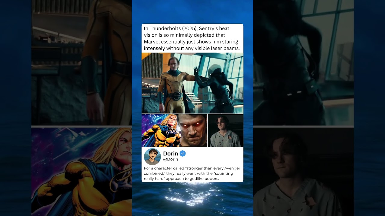 In Thunderbolts (2025), Sentry's heat vision is so minimally depicted that Marvel essentially just s