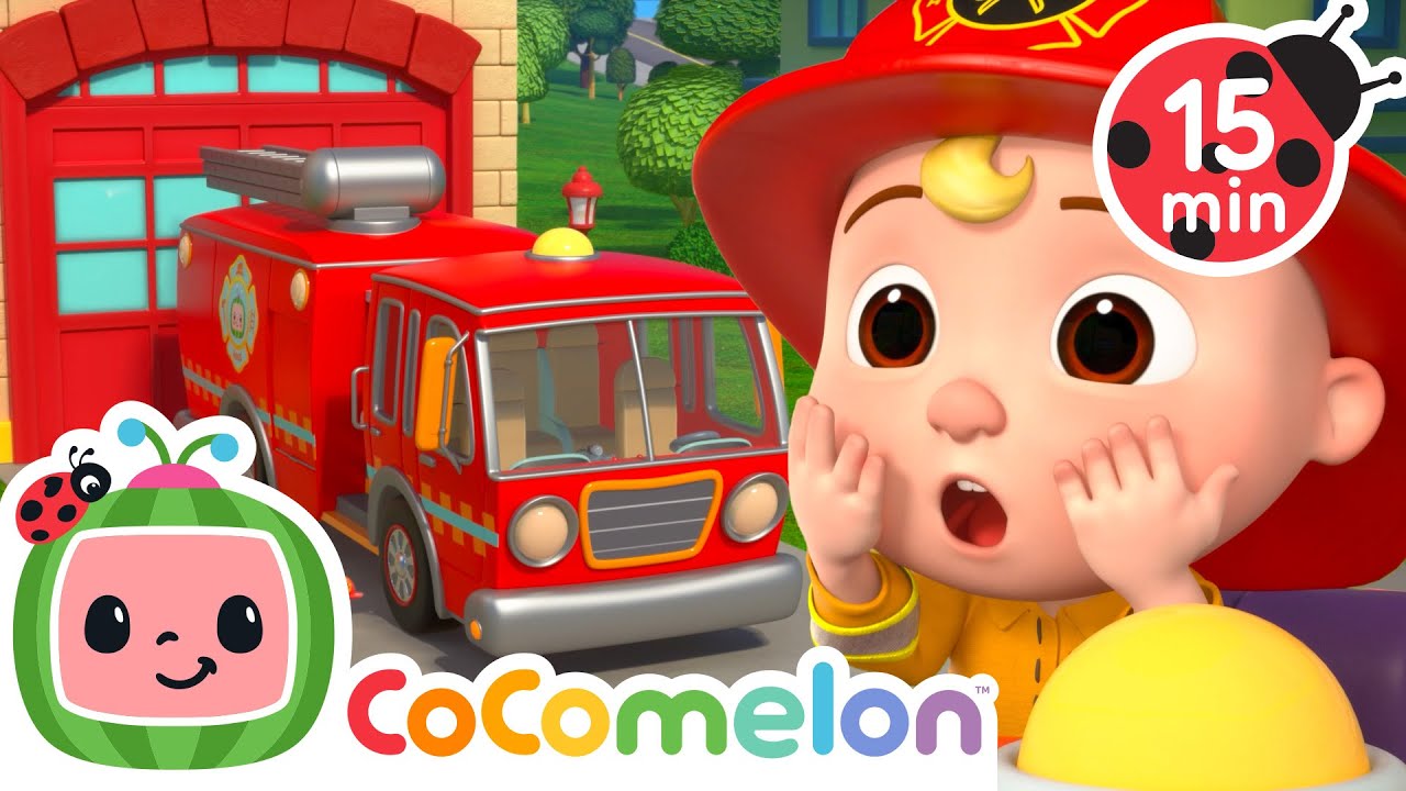 Firefighter Dress Up! 🚒 CoComelon | Nursery Rhymes for Babies