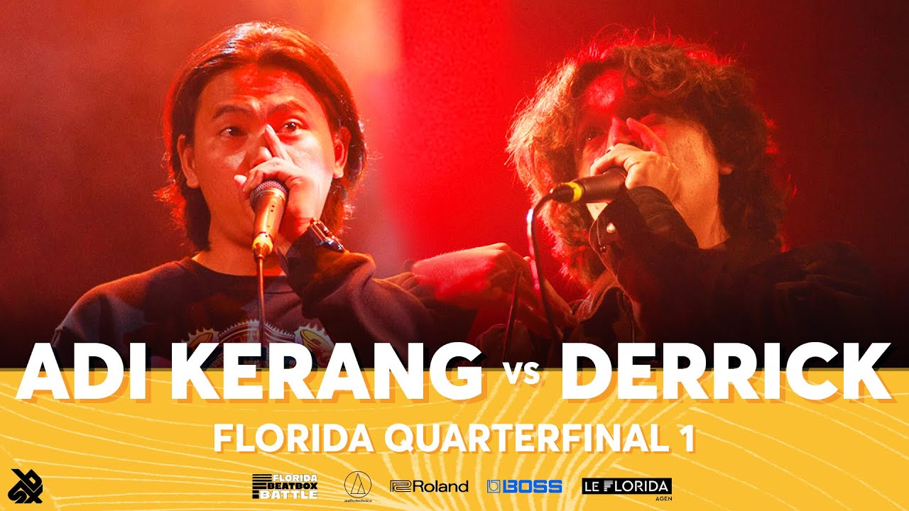 Adi Kerang 🇮🇩 vs derrick 🇺🇸 | Florida Beatbox Battle 2025 | Quarter Final 1