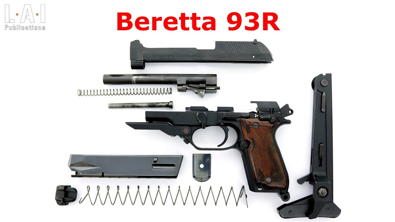 Beretta 93R : Field stripping & technical features
