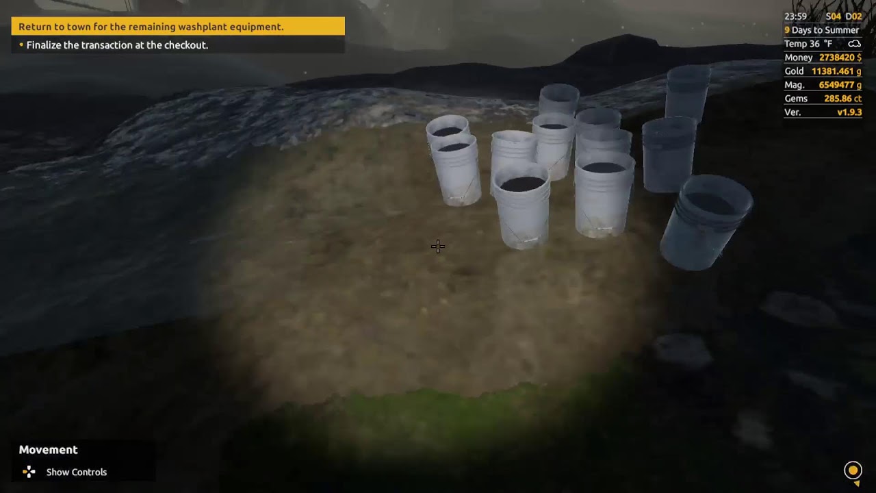 Gold Mining New DLC, Diamond Creek Tier 5 Set up