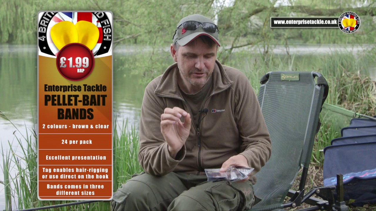 Enterprise Tackle Pellet-Bait Bands - present pellets perfectly