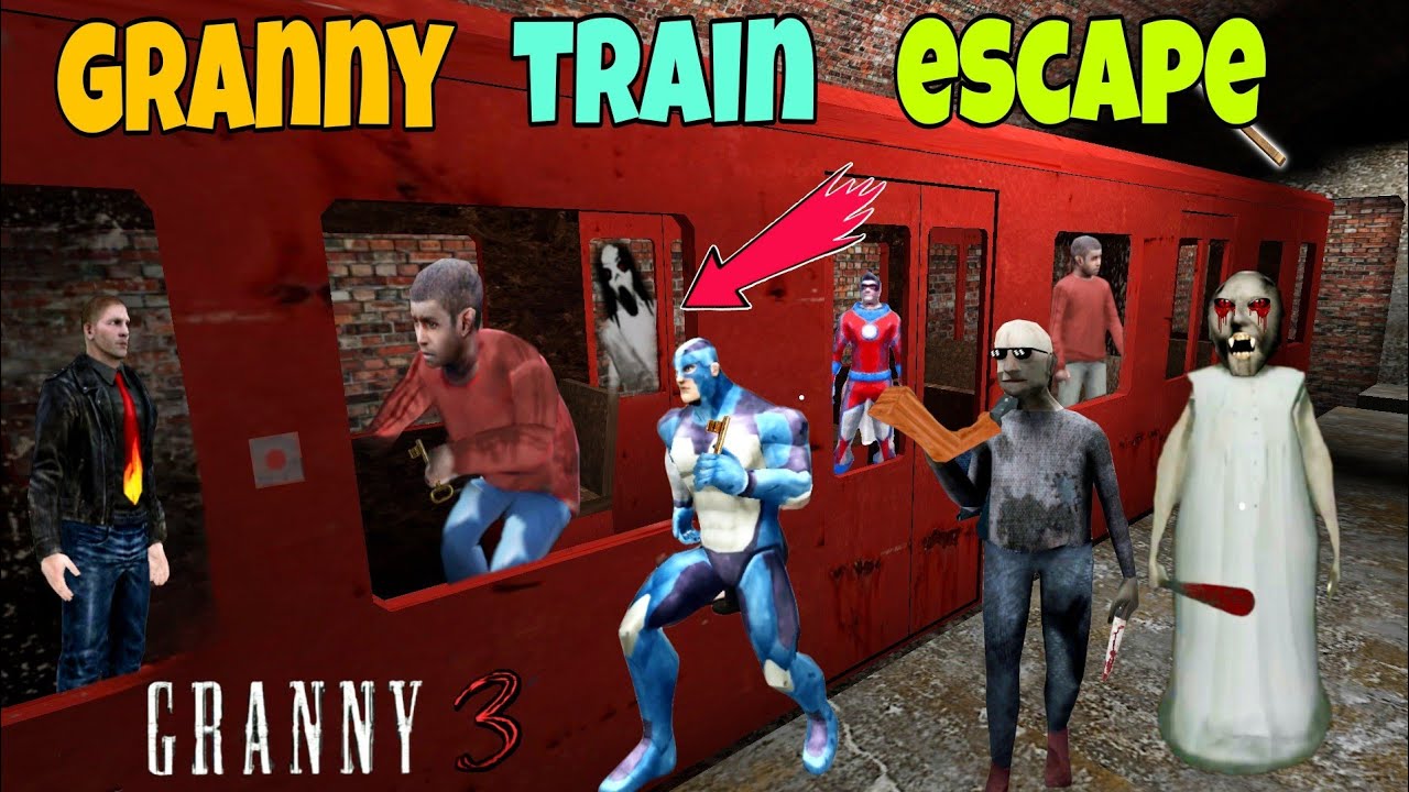 Granny Kidnap Tipson Mutant Superhero । Granny Train Escape । Rope Hero Vice Town