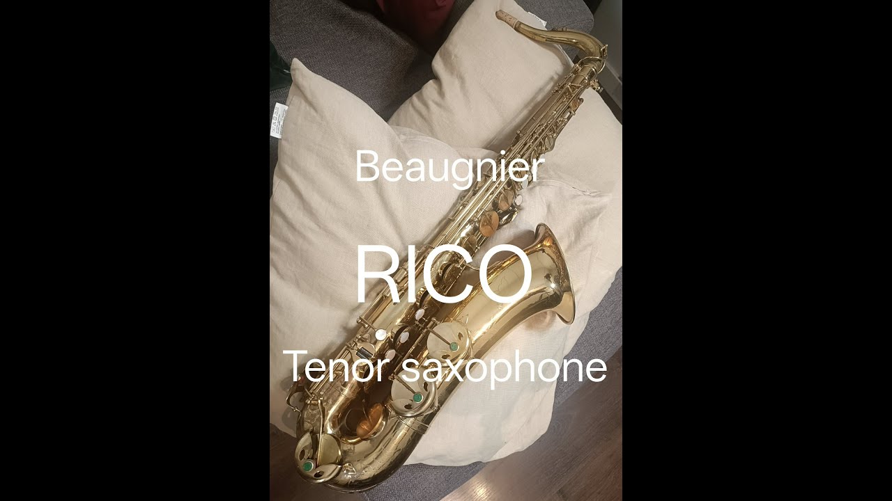 My first time playing a Beaugnier saxophone!