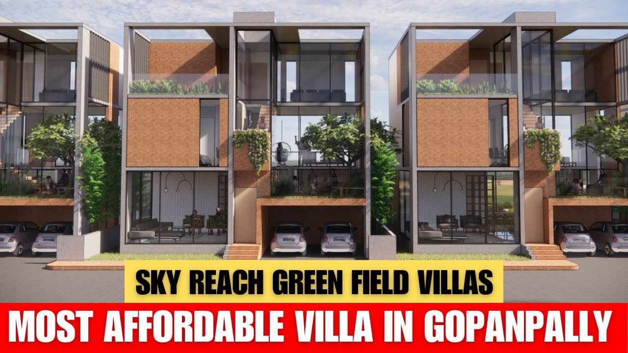 Exploring Most Affordable Villa in Gopanpally || Sky Reach Greenfield Villas || Hyderbad Villas