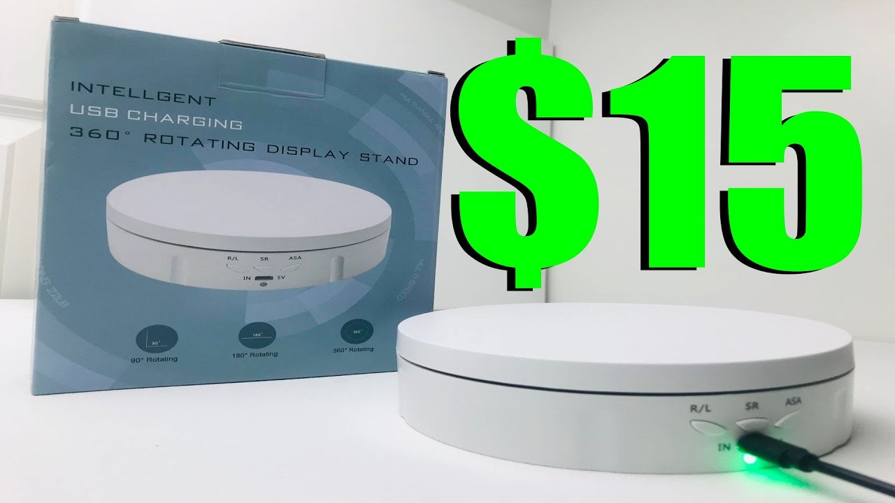 15$ AMAZON ROTATING DISPLAY STAND REVIEW | AMAZON SHOPPING FINDS